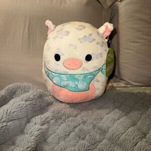 Cute Pig Plush Toy with Bandana